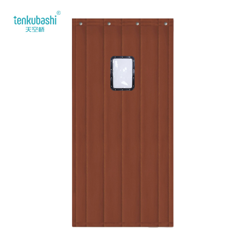 天空桥 棉门帘 MML-46咖啡色30*45cm三层棉 平方米高清大图