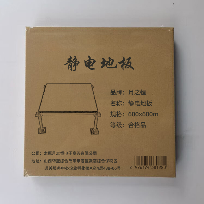 月之恒静电地板600*600m块高清大图