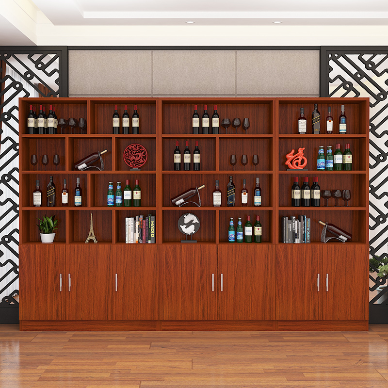 寻木匠饭店餐厅店铺新款吧台酒柜组合收银台柜台简约现代酒店前台展示