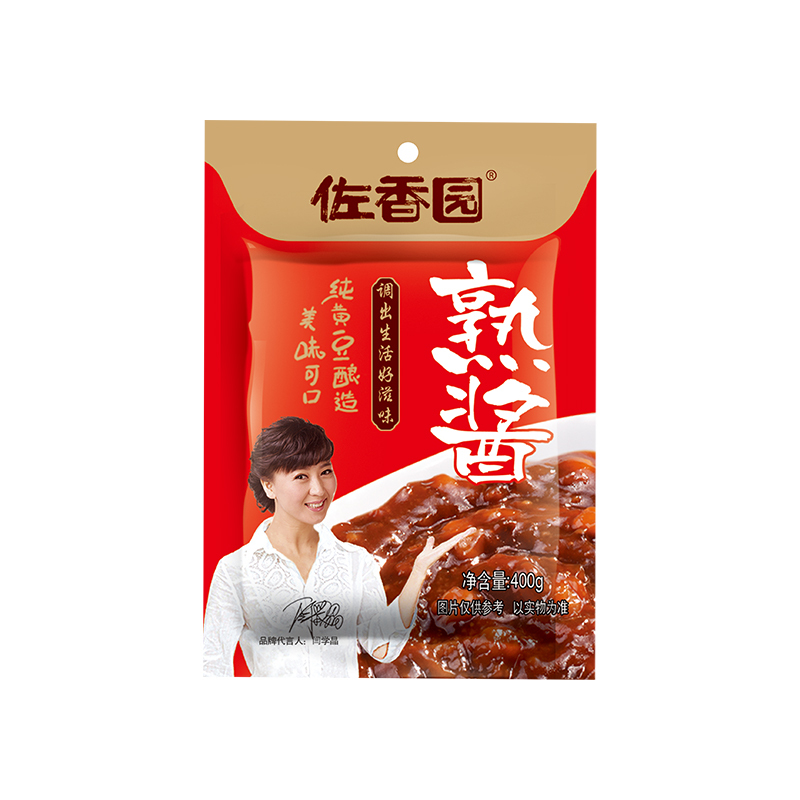 佐香园熟酱400g5袋正宗东北大酱黄豆酱蘸菜拌饭拌面豆瓣