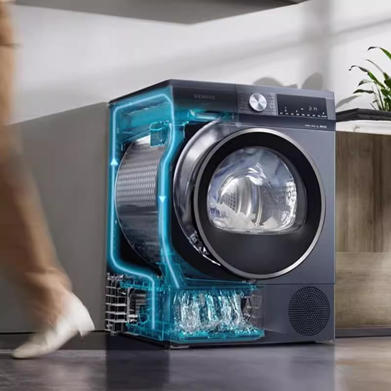 西门子WG54A2E10W +WQ55A2D10W 10kg 蓝超氧洗衣机空气洗洗烘套装高清大图