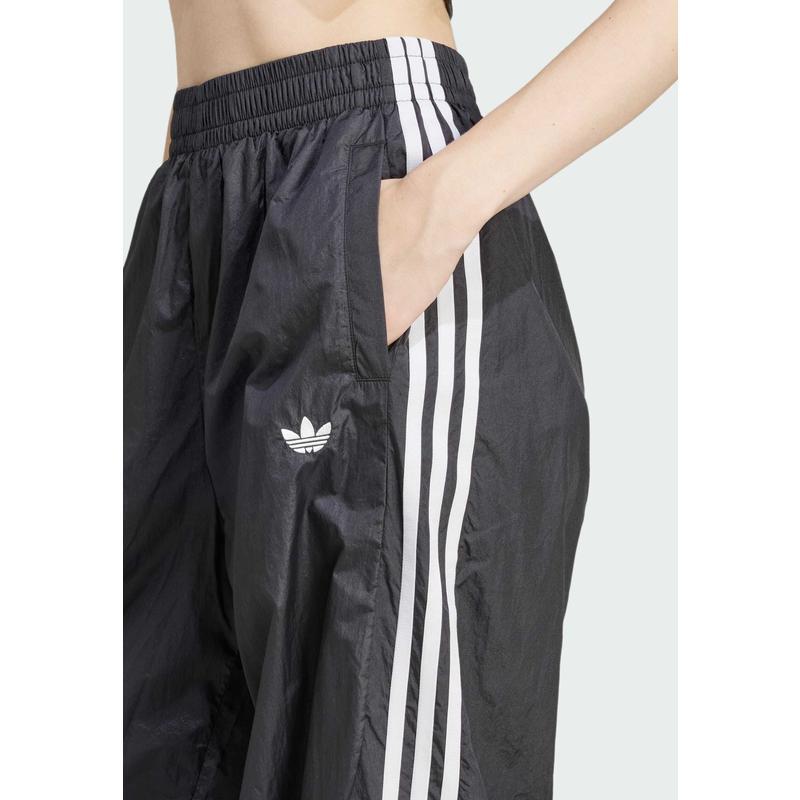 Adidas女款宽松休闲运动裤 高腰设计侧口袋轻便舒适