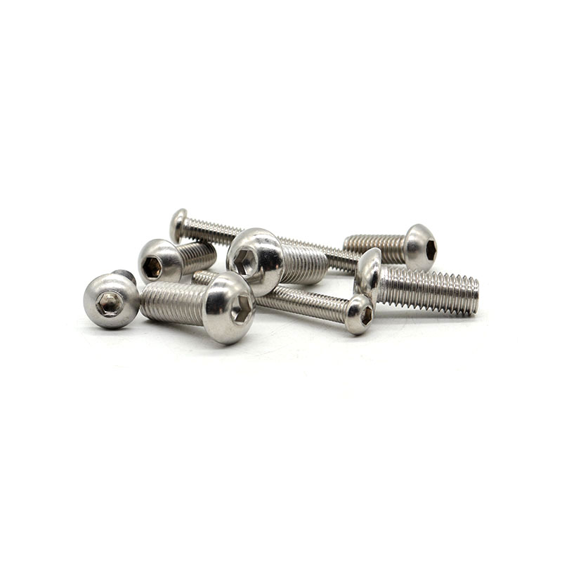 班特勒不锈钢半圆头螺钉 M5×12mm A2-70级高清大图