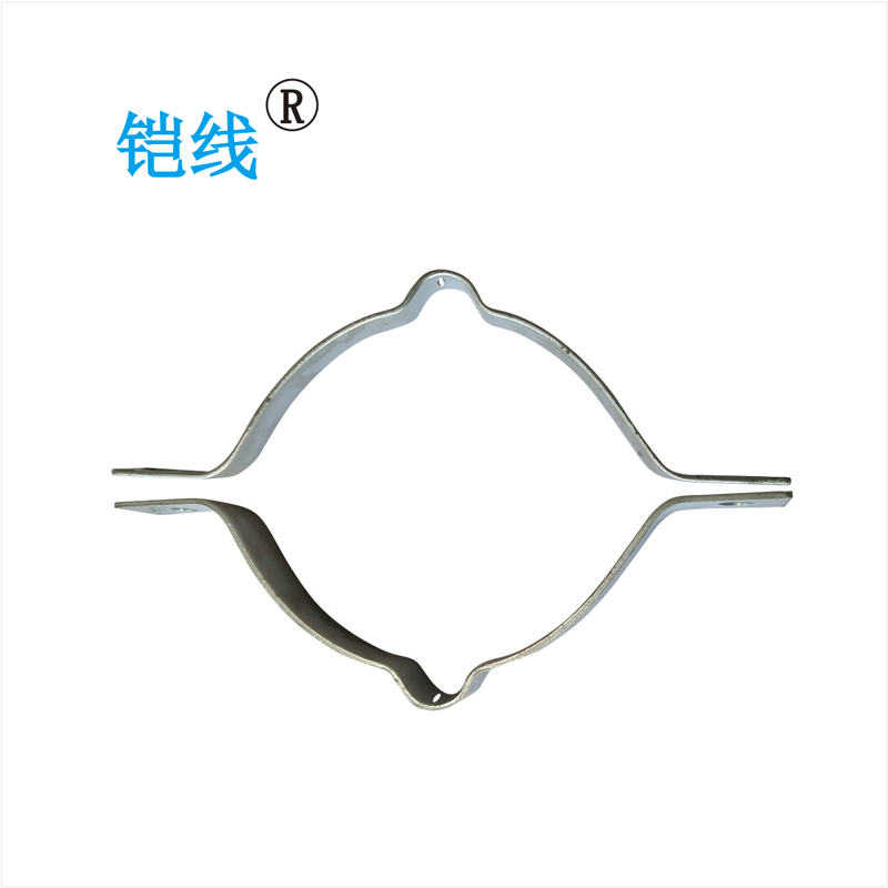 铠线 电料辅件 电力金具 托架撑角抱箍 -5*50mm D240/套高清大图