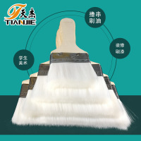 鼎南 木柄水丝刷 水性漆专用刷 软毛羊毛刷木蜡油刷子弹丝刷不掉毛 2英寸水丝羊毛刷