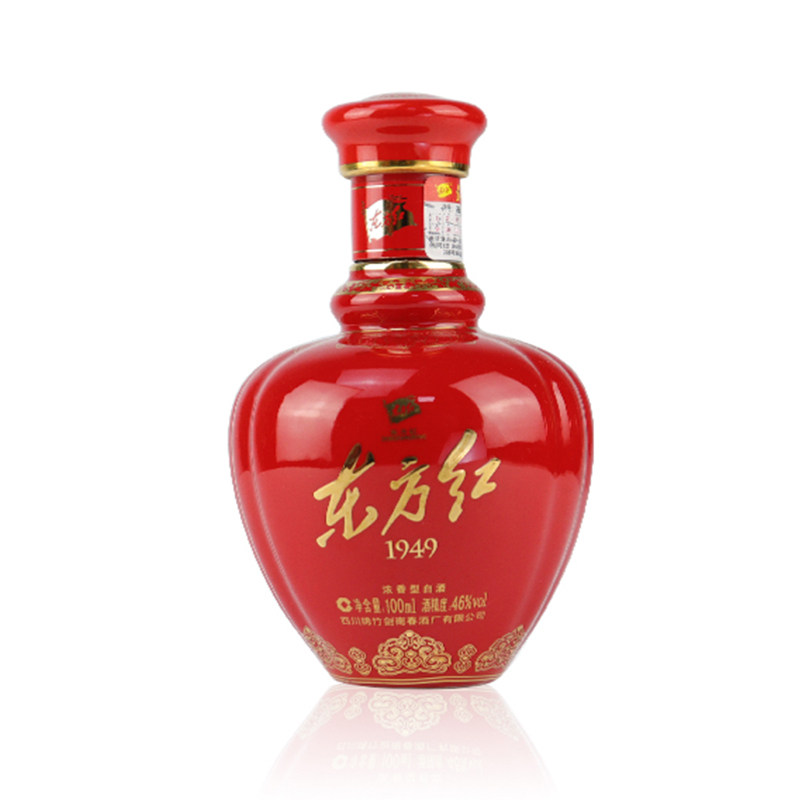 剑南春东方红1949小酒 46度100ml*1瓶 浓香型白酒高清大图