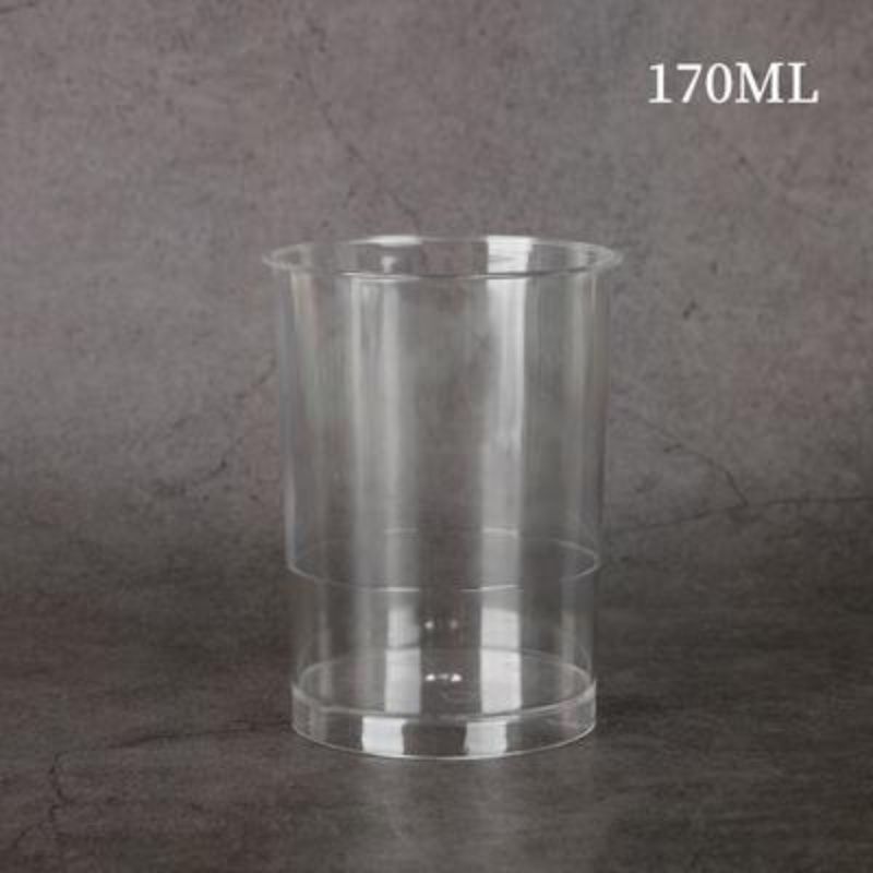 大号光杯透明50只 直筒慕斯杯布丁杯木糠杯果冻杯硬塑加厚小容量甜品台一次性透明
