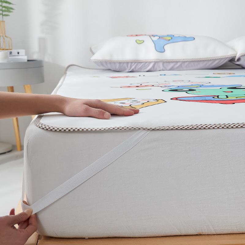 美帮汇凉席冰丝1.8m床单人学生宿舍空调席子三件套夏季可水洗折叠机洗高清大图