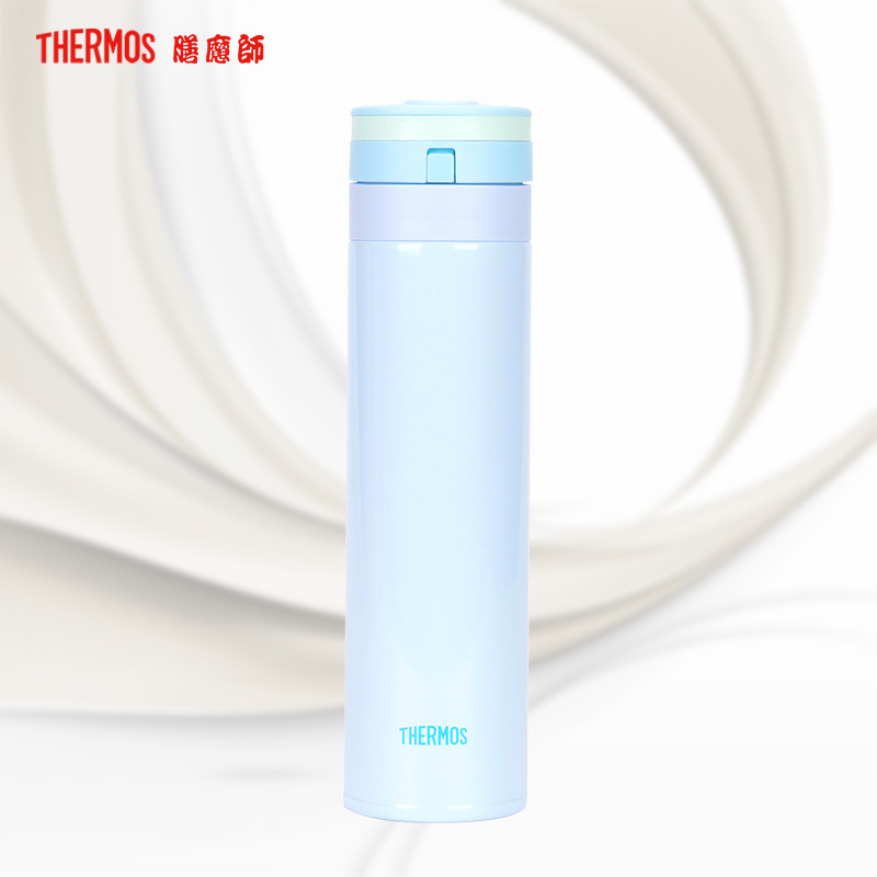 膳魔师不锈钢保温杯 JNS-451 BL 蓝色 450ML 时尚轻便/304不锈钢/ THERMOS通用