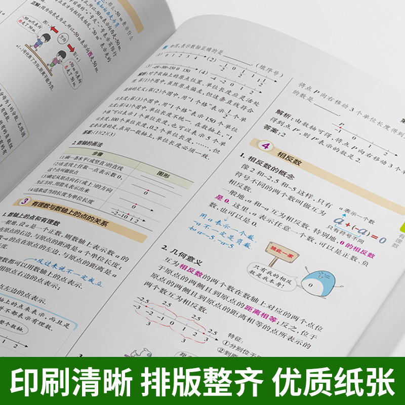 [9本套装更优惠]语数英物化政史地生 初中通用 [正版]2024初中地理知识大全初一初二初三物理语文英语数学化学生物历史