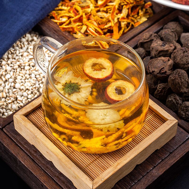 祛湿茶去肝火排毒除湿气排毒菊花茶清热降火去火养生茶养肝护肝茶 1袋