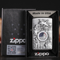 专柜正品之宝ZIPPO防风打火机 美国军队象征24457