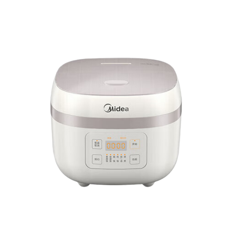 美的(Midea) MB-AFB40C8 电饭煲 4升 精铁釜 大容量 米饭锅智能预约 3-4人 IH多功能