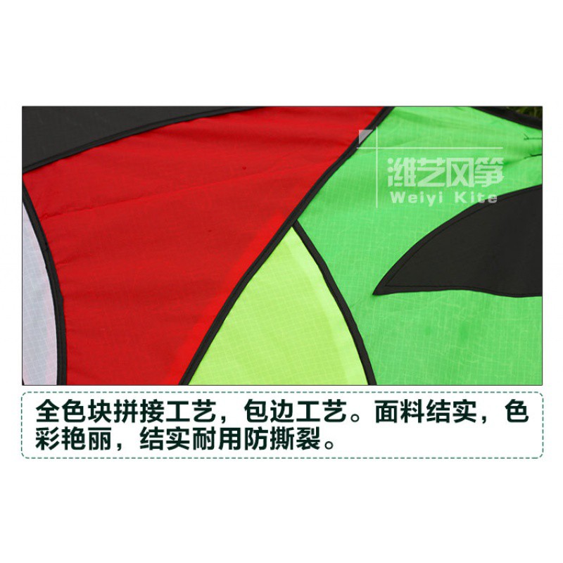 三维工匠青蛇风筝竹叶青蛇正品百特15/30/68米大蛇王蛇 青蛇风筝线轮创意 三维工 15米+26双把白轮+1000米2高清大图