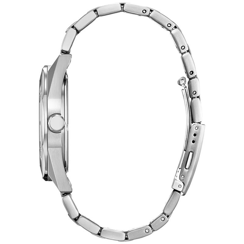 西铁城(CITIZEN)光动能男士商务休闲防水防震不锈钢腕表41mm蓝盘 quartz高清大图