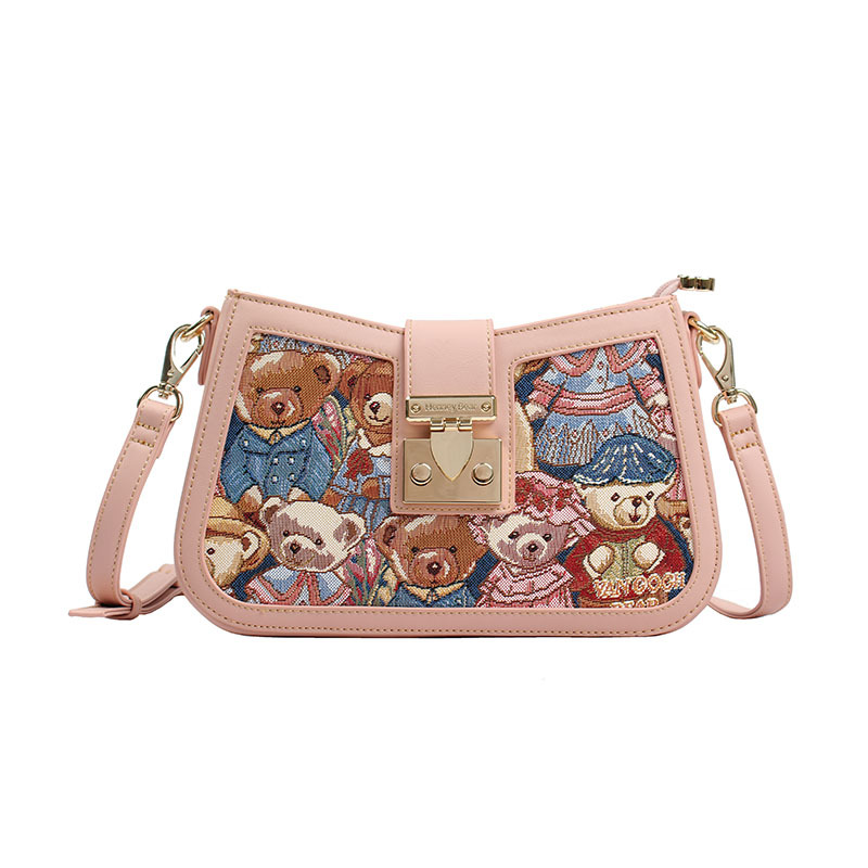 henneybear轩尼小熊2021新款女包斜跨包单肩包百搭时尚h626视频