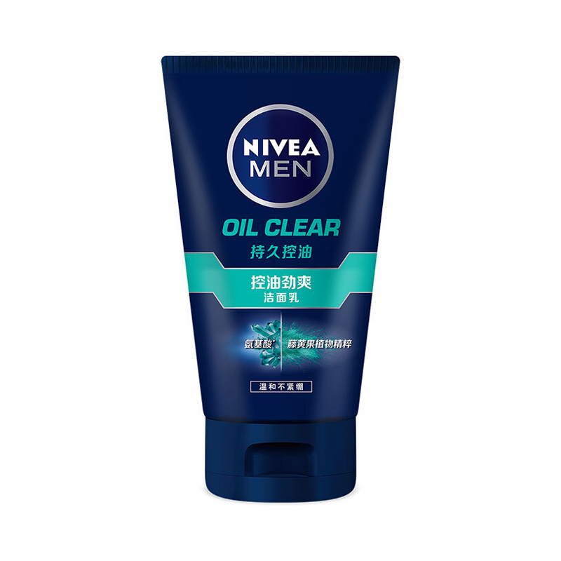妮维雅(NIVEA) 男士控油劲爽 100g 洁面乳（计价单位：支）