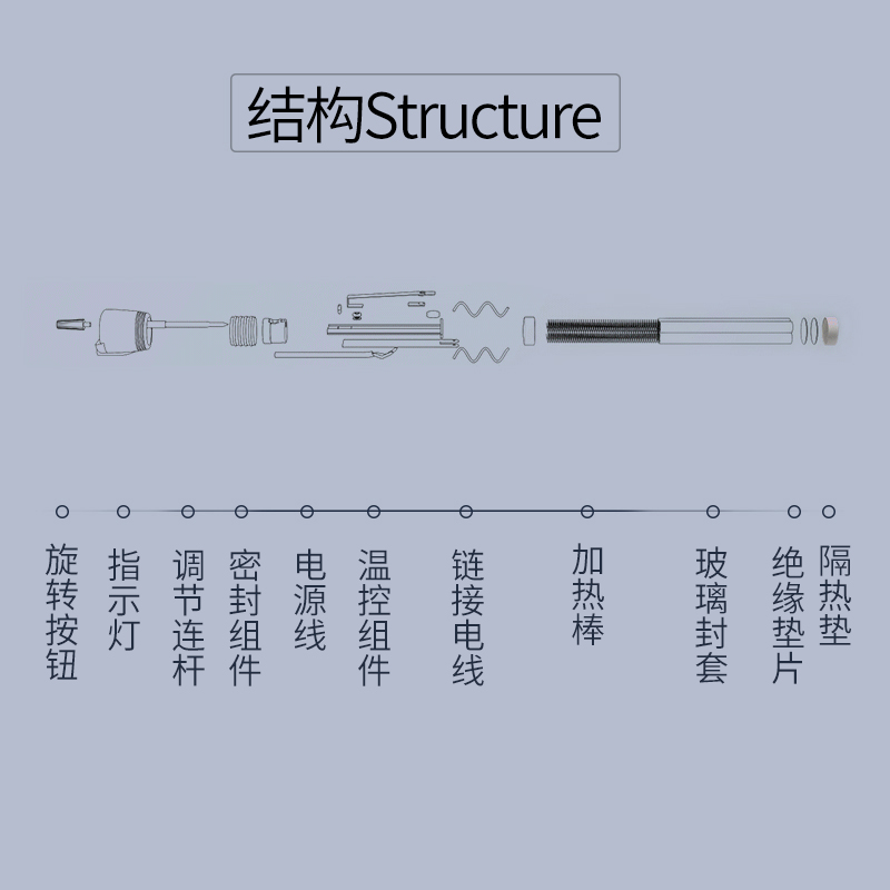 鱼缸迷你短款不锈钢 乌龟缸常温加温棒 恒温高清大图