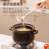 苏泊尔砂锅陶瓷煲大容量汤炖锅煲汤海鲜粥养生煲仔饭燃气灶明火专用 汤煲煲6-8人TB60A3能炖整鸡 6L