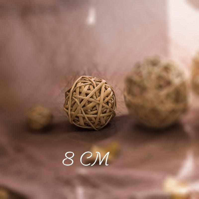 家柏饰(CORATED)柳编球 挂件摆件装饰品 手工艺品 藤球 8cm高清大图