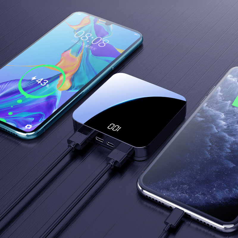 30000毫安充电宝pd18w超级快闪充超薄小巧便携迷你移动电源适用小米