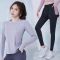 瑜伽服女健身房跑步套装运动服网红透气瑜伽服上衣套装