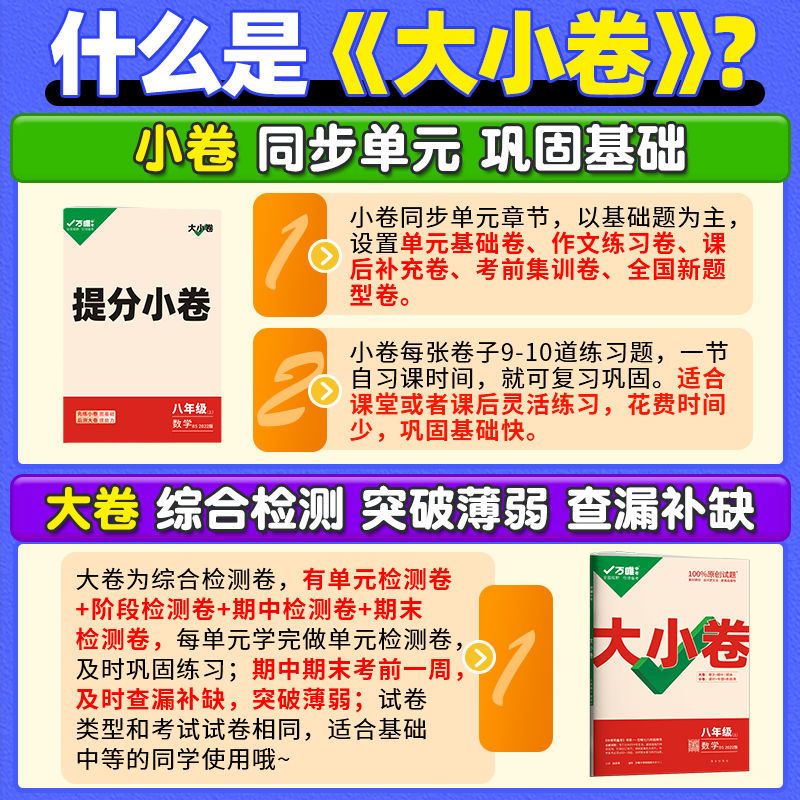 [地理]湘教版 七年级上 [正版]万唯大小卷七八九年级上册下册语文数学英语物理化学政治历史生物地理试卷测试卷全套初中初一