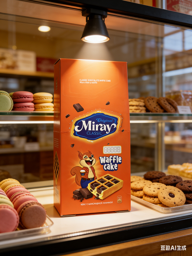 老亚牌Miray巧克力华夫饼盒装