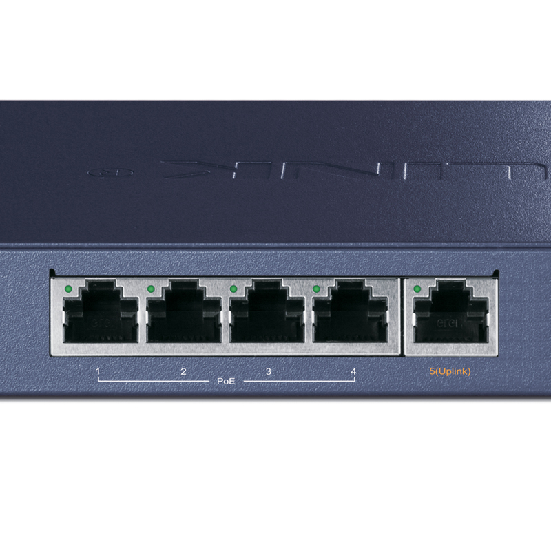 自营 TP-LINK 以太网POE交换机 TL-SF1005PE 5口百兆