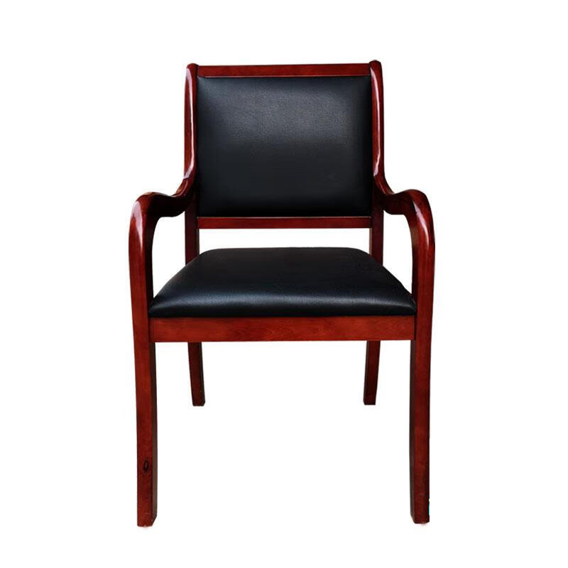 铭威盾办公椅简约现代会议椅橡木将椅