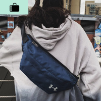 健身房运动腰包男胸包女单肩包健身包教练包跑步包斜跨小背包潮NEWLAKE RPG606深蓝色