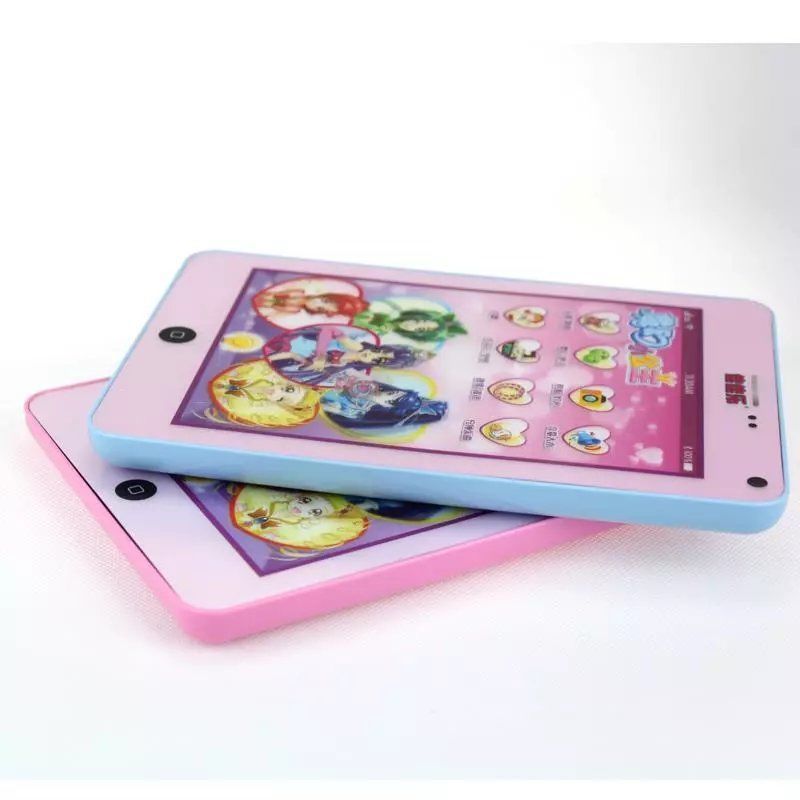 蓝色款送电池佳佳乐苹果早教机平板电脑点读学习机儿唱歌童早教玩具