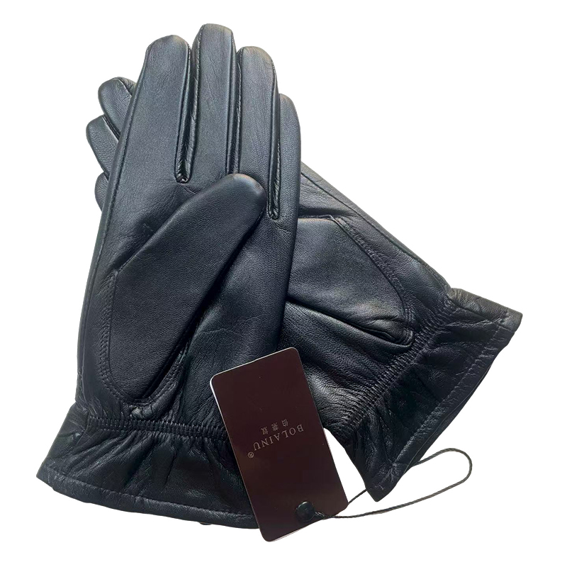 伯莱奴女式山羊皮触屏手套A06高清大图