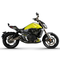 升仕ZONTES 2019新款310V ABS国四碟刹单缸水冷电喷310cc摩托车 深灰亮黄