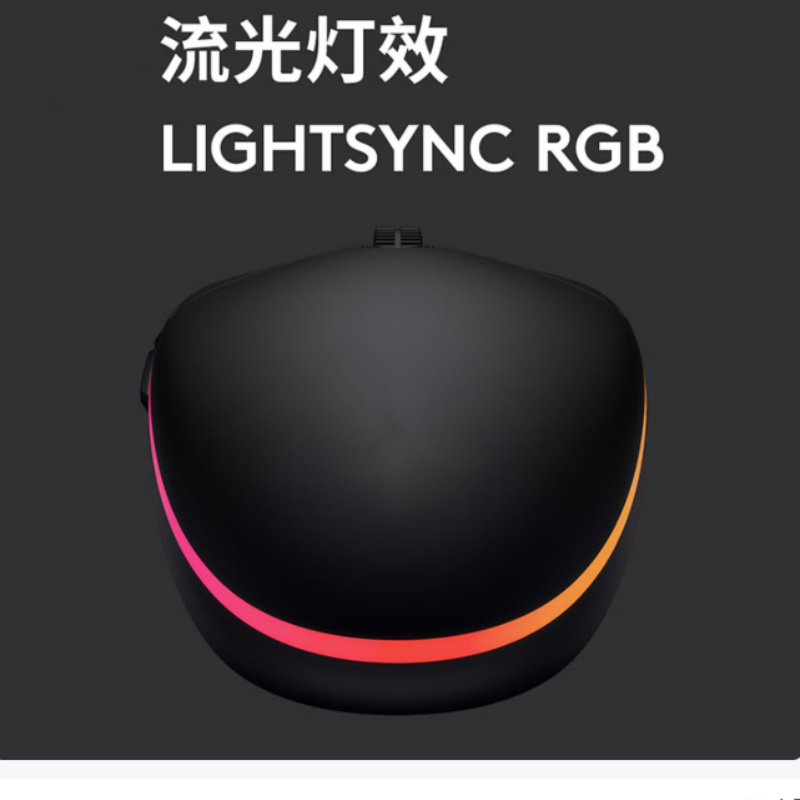 罗技(G)G102 有线游戏鼠标 轻量化设计 G102第二代 RGB灯效 打瓦鼠标 无畏契约/三角洲优选(黑色)维保一年高清大图