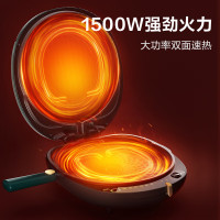 苏泊尔(SUPOR)电饼铛家用加深加大烤盘双面加热煎饼锅电饼档绿色可拆洗JD30R827A-150