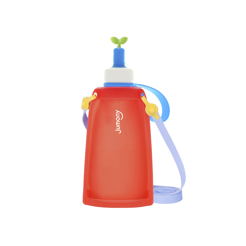 Sillymann 朱莫妮背带款硅胶水袋 300ml 红色