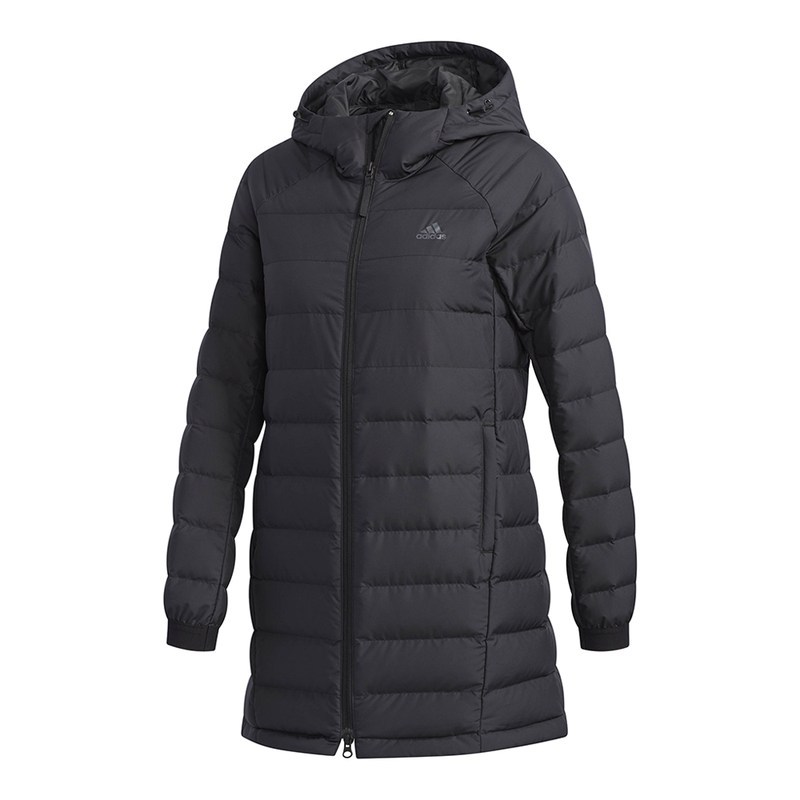 阿迪达斯(adidas)冬季新款女子运动休闲外套长款羽绒服DM1959