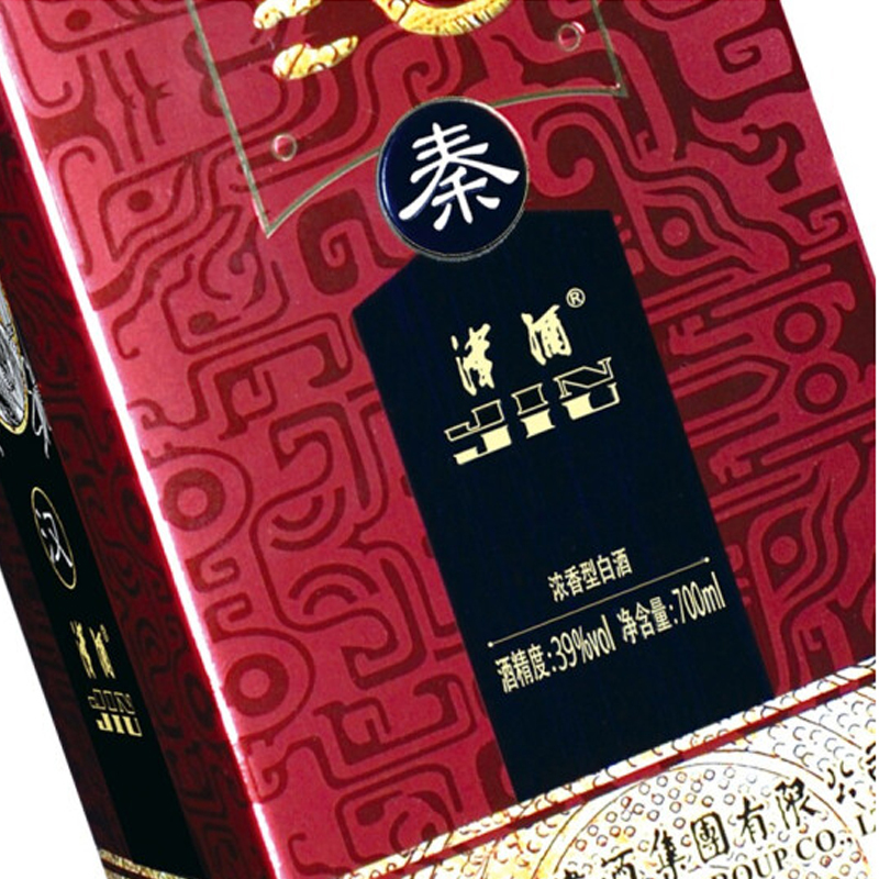 津酒39°帝王风范700mL *4 浓香型商务白酒 礼盒装
