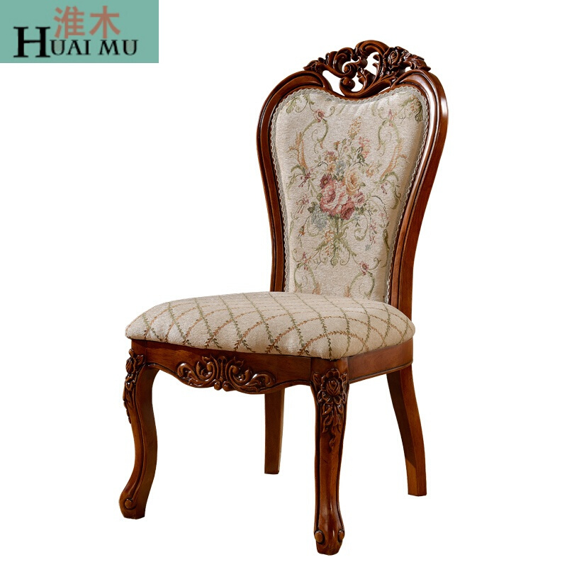 淮木椅子 凳子淮木欧式椅子布艺餐椅靠背休闲椅子餐厅凳子实木雕花餐椅客厅卧室欧式田园其他非人造板实木 价格图片品牌报价 苏宁易购淮木官方旗舰店