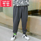 可莉允男童秋冬奥粒绒运动裤子儿童加绒加厚保暖裤休闲长裤中大童卫裤潮