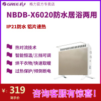 格力电暖器 NBDB-X6020防水居浴两用 快热炉家用暖气片电暖气