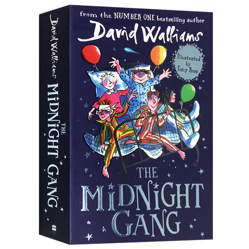 大卫少年幽默成长小说系列10册 [正版]午夜帮 英文原版 The Midnight Gang 大卫少年幽默小说 罗尔德达