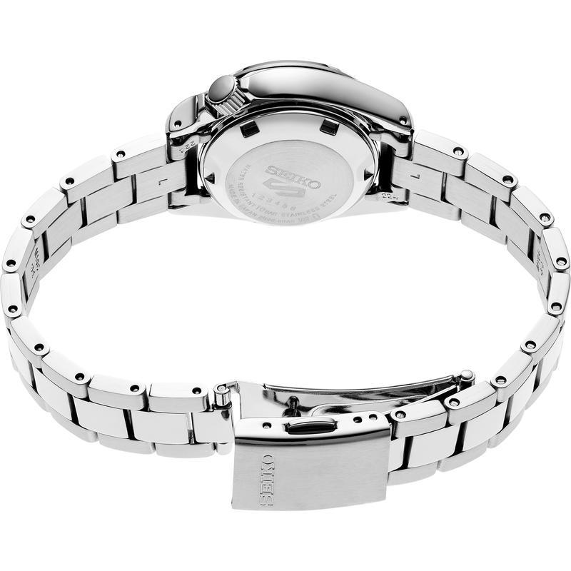 SEIKO/精工 正品代购 中性手表 5号运动系列时尚复古耐用简约三针双历自动腕表