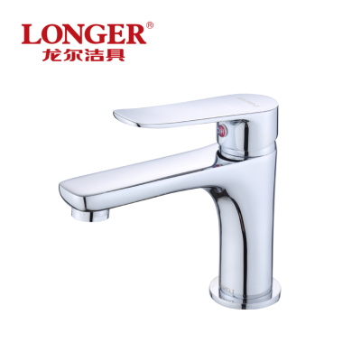 龙尔 铜合金电镀单把单孔脸盆水龙头 LE-6106（单位：个）