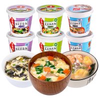 海福盛冻干芙蓉鲜蔬汤4桶整箱装同款紫菜汤冲泡即食小包酸辣速溶宿舍冲泡速食