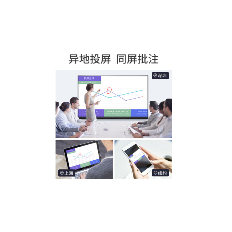 创维(skyworth)75WBB3 75寸会议平板电视 智能触摸一体机电子白板