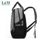 L&M2024新款男包男士双肩包背包大容量商务旅行背包时尚潮流大中学生书包笔记本电脑包