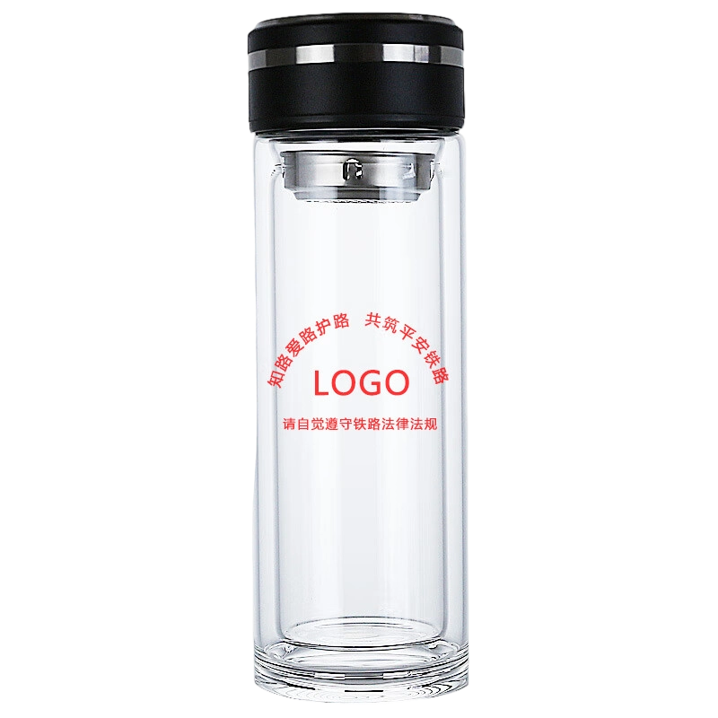 梵澜狸爱路护路宣传水杯玻璃杯GL2 个高清大图