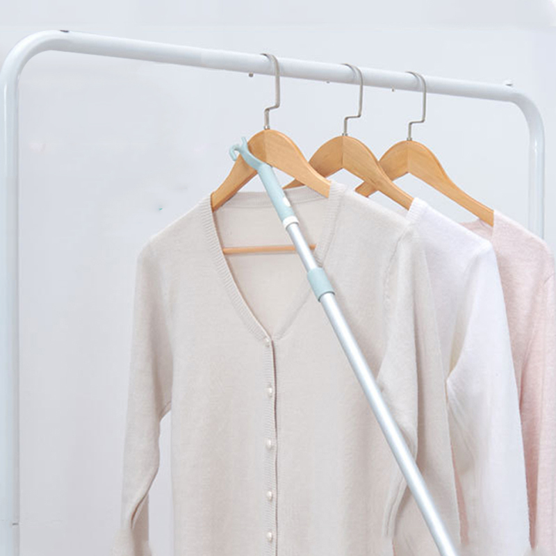 c可伸缩撑衣杆家用阳台晾衣叉不锈钢取衣架收衣服杆晾衣挂衣竿